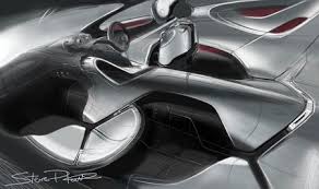 Paris Motor Show Citron C Mtisse Concept Car Interior Design Sketch Car Interior Sketch Interior Design Renderings