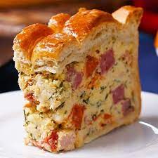 Easter Savory Pie Pizza Rustica Recipe By Tasty Recipe Italian Easter Recipes Easter Recipes Pizza Rustica
