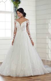 Even though sleeveless and tube numbers abound, there's a lot of. Long Sleeve Lace Ball Gown Wedding Dress Kleinfeld Bridal