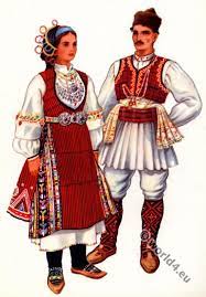 Serbian National Costumes By Vladimir Kirin Srpske Nacionalne Kostime Folk Costume Greek Traditional Dress European Costumes