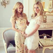 17 Glamorous Celebrity Baby Showers Get Inspired Maternity Evening Dress Lace Swing Dress Formal Evening Dresses