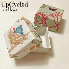 5 out of 5 stars. How To Make Boxes From Cards Greeting Card Box Greeting Card Craft Christmas Card Crafts