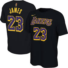 Shirts courtside tee los angeles lakers magic johnson. Tshirt Baju Kaos Basket Nba Nike La Los Angeles Lakers No 23 Lebron James Shopee Indonesia