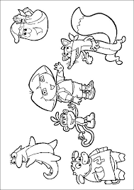 Click on the colouring page to open in a new window and print. Dora And Friends Coloring Pages Coloring Home