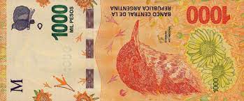 Centavo, 1 centavo = 1/100 argentine peso. Argentina New Signature 1 000 Peso Note B422b Confirmed Banknotenews