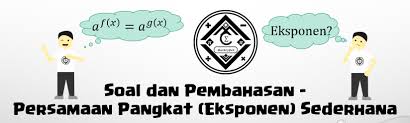 Check spelling or type a new query. Soal Dan Pembahasan Super Lengkap Persamaan Eksponen Sederhana Mathcyber1997