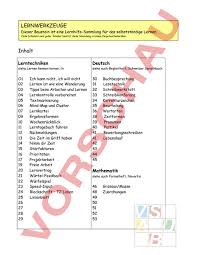 Maybe you would like to learn more about one of these? Arbeitsblatt Lernwerkzeug Padagogik Und Psychologie Andere Themen