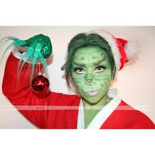 The grinch costume consists of santa costume, grinch latex max, green grinch pajama and red elf shoes, to complete your grinch look don't forget to get grinch's little friend. Diy Grinch Costume