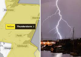 Accumulations of 15 to 25 mm are likely quite widely and in a few places. Thunderstorms Set To Hit Scotland As Met Office Issue Weather Warning Heraldscotland