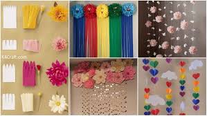 You can make it colorful and full of your favorite things. How To Decorate A Party With Paper Crafts Kids Art Craft