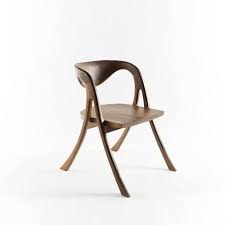Brigitte Walnut Dining Chair Organic Modernism New York Dining Chairs Walnut Chair Solid Wood Dining Chairs
