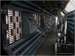 Nostromo Sci Fi Environment Alien Ship Sci Fi Ships