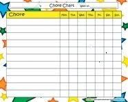 Kristinshop Com Chore Chart Stars For Children Toddlers Teens Kids Boys Girls 50 Pages Notepad Tear Off Sheets