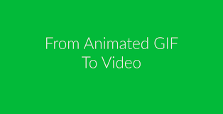 How to make a gif out of a youtube video while the majority of profile pictures are still, animated gifs really stand out and stick in memory for weeks and months. Turn An Animated Gif Into A Video Tutorial Online File Conversion Blog