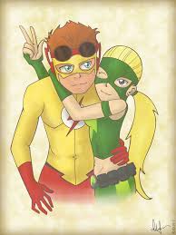 Kid Flash And Artemis By Chipiron On Deviantart Spitfire Young Justice Young Justice League Kid Flash