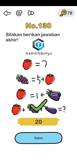 Silahkan berikan jawaban akhir! kunci jawaban : Jawaban Brain Out Level 121 122 123 124 125 126 127 128 129 130 Gamers Bunyu