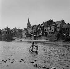 Bathing In The Nahe River Bad Kreuznach Germany 1954 Bill Perlmutter American Born In 1932 Photo Army Photography Europe
