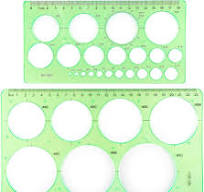 Amazon.com : Ymapinc 2Pcs Circle Template for Drawing ...