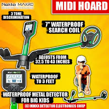 The makro metal detector is a deep hunting tank that weighs like one too. Nokta Makro Midi Hoard Waterproof Kids Metal Detector Shop Features Reviews Metaldetector Com