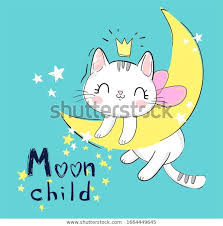 Hand Drawn Cute Magic Cat Kitten Stock Image Download Now In 2020 Kitten Drawing Magic Cat How To Draw Hands