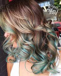 So So Good Love It Show Some Unicorn Love And Give Creative Director Teal Hair Highlights Turquoise Hair Hair Styles