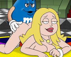 Post 3173023: American_Dad Blue crossover Francine_Smith M&Ms mascots  Ragnar_Oktopod Super_Mario_64