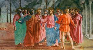Painted in the 1420s, it is widely considered among masaccio's best work, and a vital part of the development of renaissance art. Where Is Exhibited The Fresco The Tribute Money Painted By Masaccio Alea Quiz