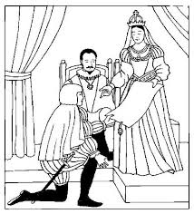 Bible king coloring pages getcoloringpages. Columbus Day Columbus With King And Queen Of Spain On Columbus Day Coloring Page Online Coloring Pages Coloring Pages Art Sketch Ideas