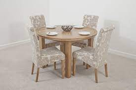 Dining Room Sets With Fabric Chairs Oak Dining Sets Fabric Dining Chairs Dining Table