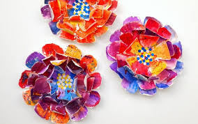 Maybe you would like to learn more about one of these? Hyper Colorful Painted Paper Plate Flowers Paper Plate Crafts For Kids Flower Crafts Paper Plate Crafts