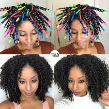 Love These Tight Curls On Thelovelygrace Achieved Using A Straw Set Check Out Her Simple Step By Step Straw Curls Natural Hair Styles Straw Set Natural Hair