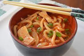 Kimchi Udon Noodle Soup Udon Noodle Soup Asian Recipes Cooking