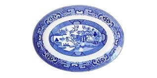 The picture of a bridge and a stream and a little house on the willow pattern plate represents the permanent home she dreams of. A Guide To Collecting Vintage Blue Willow China History Values Adirondack Girl Heart