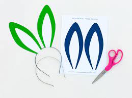 How to make realistic animal ears + free pdf template (no sewing method). Printable Bunny Ears For Kids Hgtv