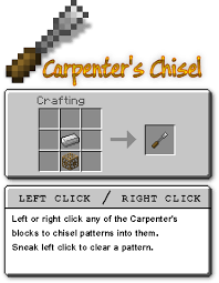 Ladders stop water from passing through the area they occupy, so they can be used to create underwater mine entrances. Carpenter S Blocks Recipes