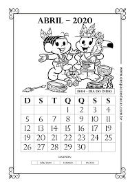Calendário Escolar Datas Comemorativas Educação Infantil Calendarios 2020 Para Imprimir Espaco Educar Calendarios Infantis Datas Comemorativas Educacao Infantil Atividades Folclore Educacao Infantil