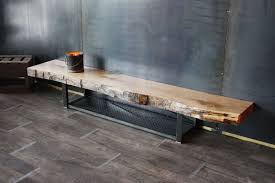 Banc Tv Bois Live Edge Sur Mesure Italiotes Micheli Design Meuble Tv Bois Meuble Tv Bois Metal Meuble Tv Bois Massif