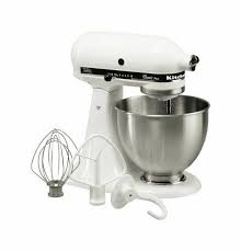 The kitchenaid artisan mixer is visually impressive as well. Kitchenaid Classic Plus Ksm75wh 4 5qt Tilt Head Stand Mixer White For Sale Online Ebay