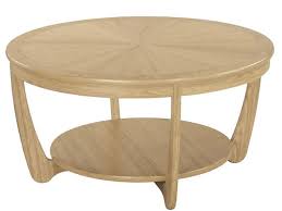 We have a variety of styles and sizes available in glass, leather, or wood. Shades Sunburst Top Round Coffee Table In Oak By Nathan Furniture Forrest Furnishing Glasgow S Finest Furniture Store