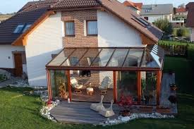 Balcony Or Terrace Glass Conservatory Build On A Beautiful Glass Conservatory Winter Garden Balcony Decor