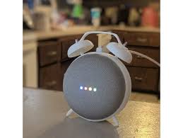 Retro Alarm Clock Stand For The Google Home Mini By Yelt Thingiverse Retro Alarm Clock Google Home Mini Mini