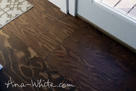 Varnished And Stained Plywood Floor Stained Plywood Floors Flooring Plywood Floor