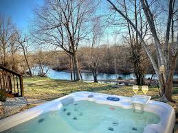 new hot tub the nutty squirrel river house houses for rent in marquand missouri united states hot tub river house renting a house