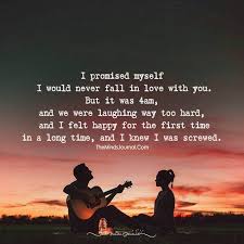Yes you can fall in love with someone you've never met, heck. It Is Strange How We Describe The Beginning Of Love As Falling