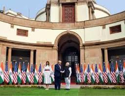 As discussed above , pm modi succeeded in winning lok sabha elections with good majority of 303 for require 273 seats for his party alone. Modi Trump Meet At Hyderabad House Pose For Handshake India News Times Of India
