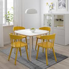 omtanksam table white birch 95x95 cm ikea table cuisine ikea petite table cuisine petite table a manger
