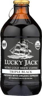 Lucky Jack Nitro Cold Brew Triple Black Coffee 10 5 Oz In 2021 Nitro Cold Brew Cold Brew Cold Brew Coffee