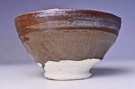鯉江良二 来待釉茶碗 共箱共布 柿釉天目 磁器土 ヤフオク 天目 磁器 茶碗