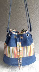Denim Grommet Tote Bag Link Goes To A Large Version Of T Denim Grommet Tote Bag Link Goes To A Large Version Of The P In 2020 Bags Quilted Bag Patchwork Bags