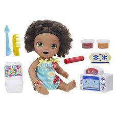 Baby Alive Snackina Treats Baby Black Curly Hair Multi Color Baby Alive Baby Girl Toys Baby Alive Dolls